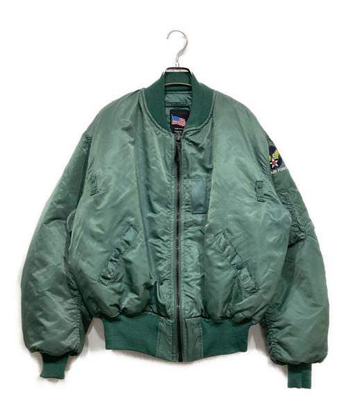 GREENBRIER（グリーンブライヤー）greenbrier (グリーンブライヤー) MA-1ジャケット オリーブ サイズ:X-LARGEの古着・服飾アイテム