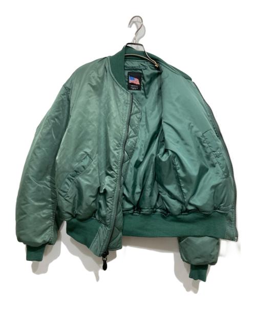 GREENBRIER（グリーンブライヤー）greenbrier (グリーンブライヤー) MA-1ジャケット オリーブ サイズ:X-LARGEの古着・服飾アイテム