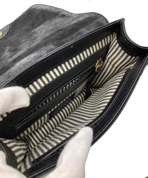 O MY BAG（オーマイバッグ）o my bag (オーマイバッグ) オードリーミニストラップショルダーバッグ ブラックの古着・服飾アイテム