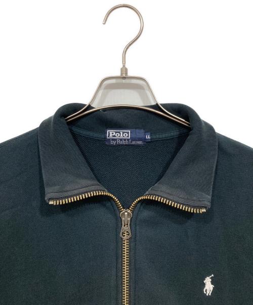 POLO RALPH LAUREN（ポロ・ラルフローレン）POLO RALPH LAUREN (ポロ・ラルフローレン) ジップスウェット ネイビー サイズ:LLの古着・服飾アイテム
