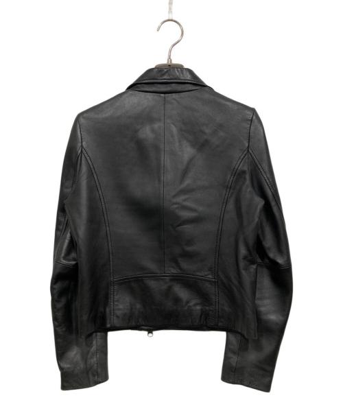 STUDIOUS（ステュディオス）STUDIOUS (ステュディオス) レザーライダースジャケット ブラックの古着・服飾アイテム