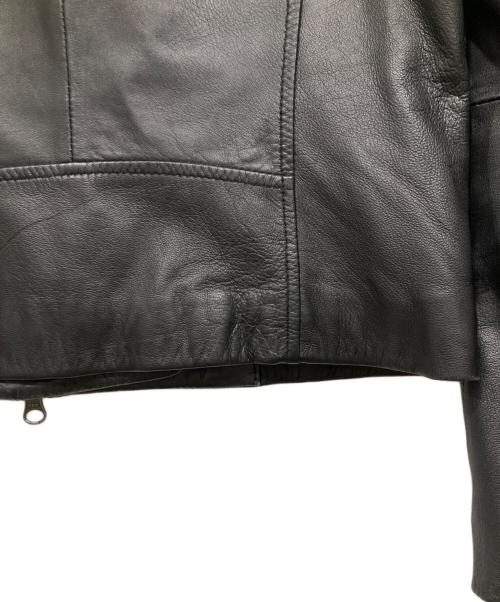 STUDIOUS（ステュディオス）STUDIOUS (ステュディオス) レザーライダースジャケット ブラックの古着・服飾アイテム