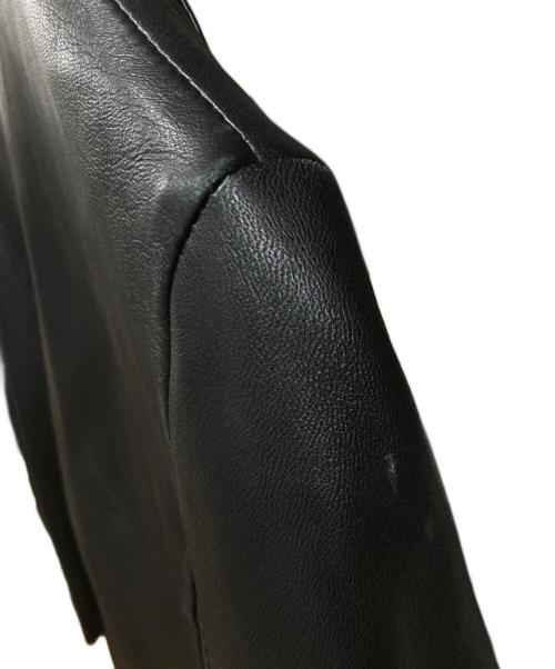 STUDIOUS（ステュディオス）STUDIOUS (ステュディオス) レザーライダースジャケット ブラックの古着・服飾アイテム