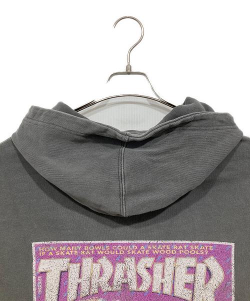 THRASHER（スラッシャー）THRASHER (スラッシャー) プルオーバーパーカー グレー サイズ:XLの古着・服飾アイテム