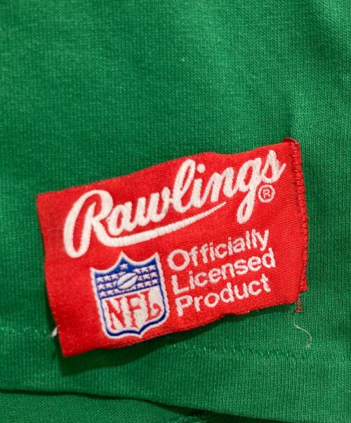 RAWLINGS（ローリングス）RAWLINGS (ローリングス) フットボール半袖カットソー グリーン サイズ:XLの古着・服飾アイテム