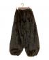 Theredthread (ザレッドスレッド) S flip fur pants ブラウン×ブラック サイズ:F：14000円