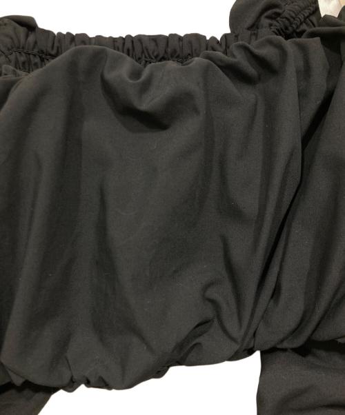 LEINWANDE（ラインヴァンド）LEINWANDE (ラインヴァンド) Flower Bubble Sleeve Top ブラック サイズ:Fの古着・服飾アイテム