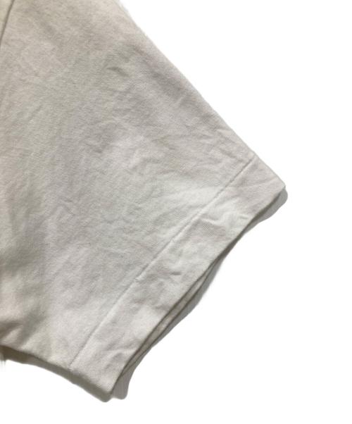 PLAY COMME des GARCONS（プレイコムデギャルソン）PLAY COMME des GARCONS (プレイコムデギャルソン) レッドラインハートプリントTシャツ ホワイト サイズ:Sの古着・服飾アイテム