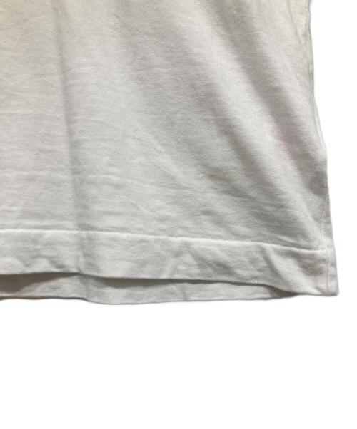 PLAY COMME des GARCONS（プレイコムデギャルソン）PLAY COMME des GARCONS (プレイコムデギャルソン) レッドラインハートプリントTシャツ ホワイト サイズ:Sの古着・服飾アイテム