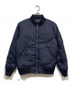 MAGINEマージン）の古着「中綿ジャケット / NYLON THINSULATE ZIP MA-1 JKT」｜ネイビー
