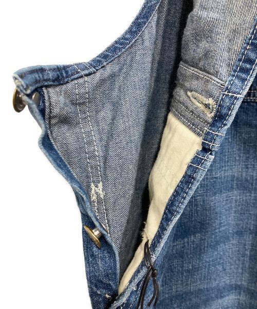LEE（リー）LEE (リー) ユーズドデニムオーバーオール ブルー サイズ:XSの古着・服飾アイテム