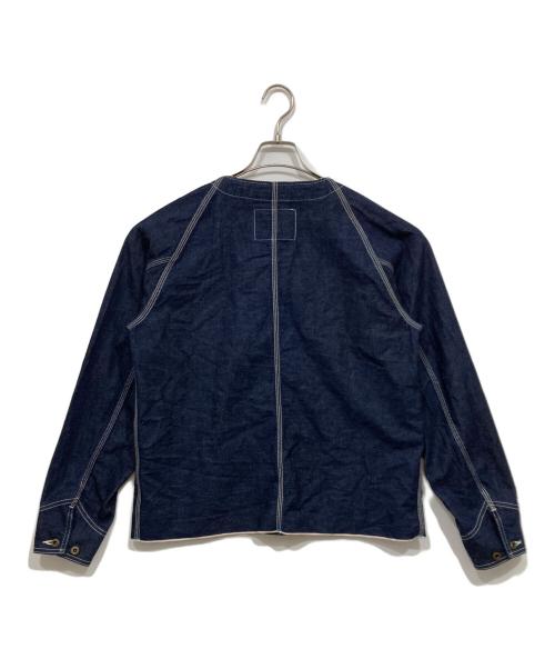 JAPAN BLUE JEANS（ジャパンブルージーンズ）JAPAN BLUE JEANS (ジャパンブルージーンズ) ノーカラーデニムカバーオール インディゴ サイズ:Sの古着・服飾アイテム