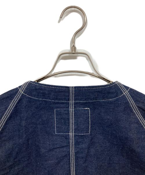 JAPAN BLUE JEANS（ジャパンブルージーンズ）JAPAN BLUE JEANS (ジャパンブルージーンズ) ノーカラーデニムカバーオール インディゴ サイズ:Sの古着・服飾アイテム