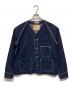 JAPAN BLUE JEANS（ジャパンブルージーンズ）の古着「ノーカラーデニムカバーオール」｜インディゴ