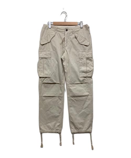 POLO RALPH LAUREN（ポロ・ラルフローレン）POLO RALPH LAUREN (ポロ・ラルフローレン) カーゴパンツ アイボリー サイズ:81cm (W32)の古着・服飾アイテム