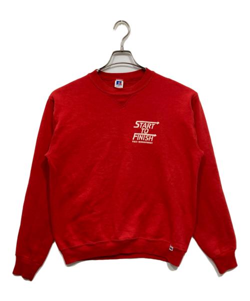 RUSSELL ATHLETIC（ラッセルアスレチック）RUSSELL ATHLETIC (ラッセルアスレチック) クルーネックスウェット レッド サイズ:Mの古着・服飾アイテム