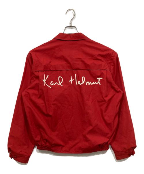 KARL HELMUT（カールヘルム）KARL HELMUT (カールヘルム) バックロゴスイングトップ レッド サイズ:サイズ表記なしの古着・服飾アイテム
