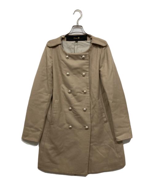 DRAWER（ドゥロワー）Drawer (ドゥロワー) ナポレオンコート ベージュ サイズ:サイズ記載なしの古着・服飾アイテム