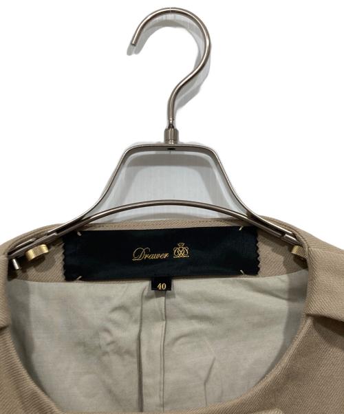 DRAWER（ドゥロワー）Drawer (ドゥロワー) ナポレオンコート ベージュ サイズ:サイズ記載なしの古着・服飾アイテム