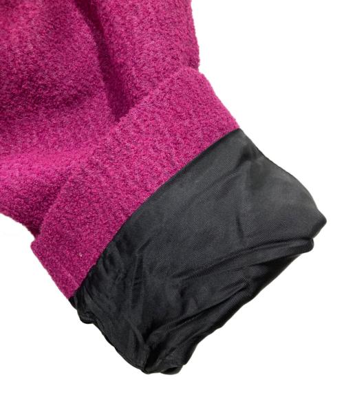 DRIES VAN NOTEN（ドリスヴァンノッテン）DRIES VAN NOTEN (ドリスヴァンノッテン) シルクリネンダブルブレストショートコート パープル サイズ:38の古着・服飾アイテム