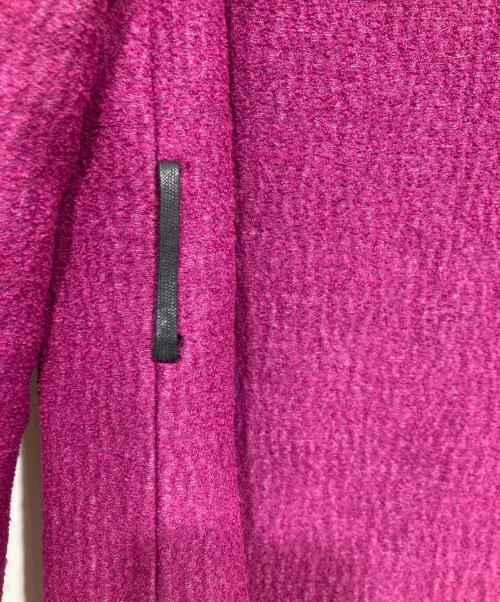 DRIES VAN NOTEN（ドリスヴァンノッテン）DRIES VAN NOTEN (ドリスヴァンノッテン) シルクリネンダブルブレストショートコート パープル サイズ:38の古着・服飾アイテム