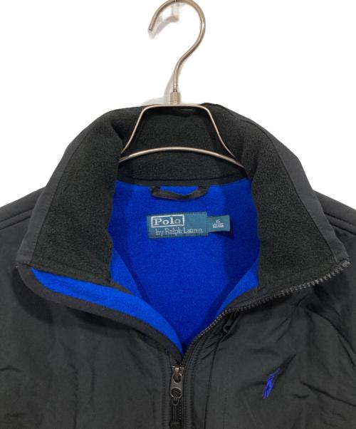 POLO RALPH LAUREN（ポロ・ラルフローレン）POLO RALPH LAUREN (ポロ・ラルフローレン) フリースジャケット ブルー×ブラック サイズ:XSの古着・服飾アイテム