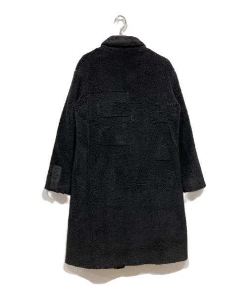 EMPORIO ARMANI（エンポリオ アルマーニ）EMPORIO ARMANI (エンポリオ アルマーニ) ウーマンボアロングコート ブラック サイズ:EU42の古着・服飾アイテム