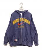 NIKEナイキ）の古着「スタッズパーカー」｜ネイビー