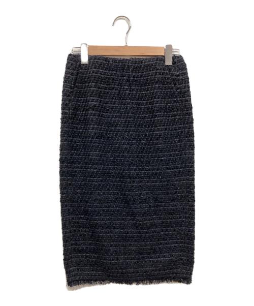 Coohem（コーヘン）Coohem (コーヘン) ニットスカート / BASIC TWEED SKIRT ネイビー サイズ:Sの古着・服飾アイテム