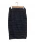 Coohem（コーヘン）の古着「ニットスカート / BASIC TWEED SKIRT」｜ネイビー
