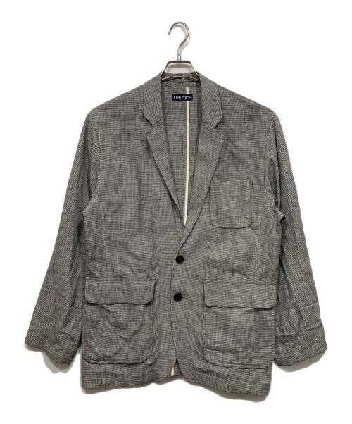 NAUTICA（ノーティカ）NAUTICA (ノーティカ) リネン混ジャケット グレー サイズ:Mの古着・服飾アイテム