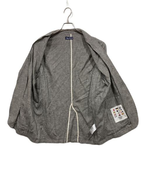 NAUTICA（ノーティカ）NAUTICA (ノーティカ) リネン混ジャケット グレー サイズ:Mの古着・服飾アイテム