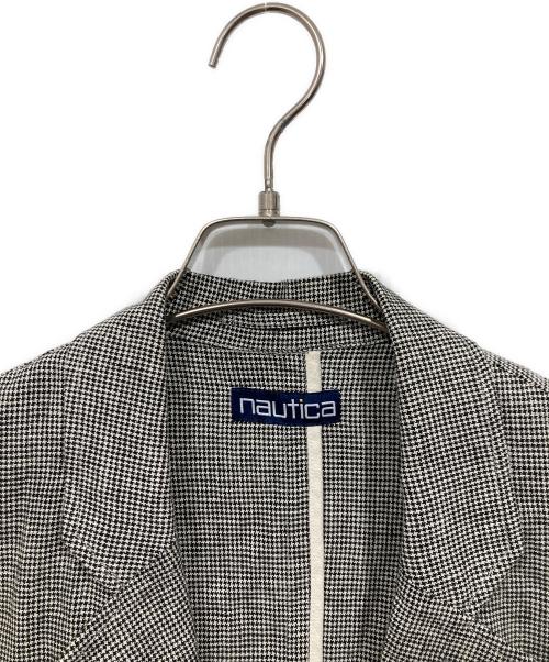 NAUTICA（ノーティカ）NAUTICA (ノーティカ) リネン混ジャケット グレー サイズ:Mの古着・服飾アイテム