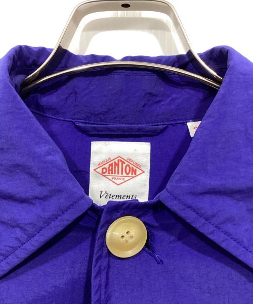 DANTON（ダントン）DANTON (ダントン) ナイロンタフタ コート ブルー サイズ:34の古着・服飾アイテム