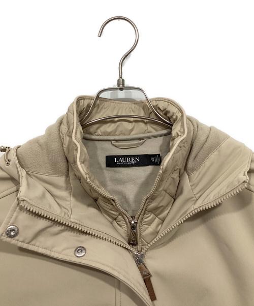 LAUREN RALPH LAUREN（ローレン ラルフ ローレン）LAUREN RALPH LAUREN (ローレン ラルフ ローレン) ライナー付フーデッドコート ベージュ サイズ:XSの古着・服飾アイテム