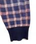 中古・古着 PS Paul Smith (ＰＳポールスミス) チェック柄ニット ネイビー サイズ:XL：4000円