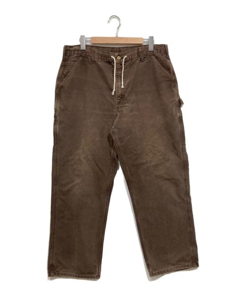 CarHartt（カーハート）CarHartt (カーハート) ペインターパンツ ブラウン サイズ:38の古着・服飾アイテム