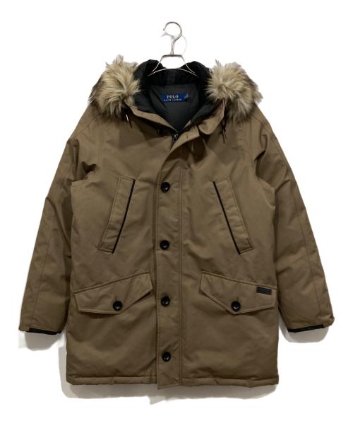 POLO RALPH LAUREN（ポロ・ラルフローレン）POLO RALPH LAUREN (ポロ・ラルフローレン) ダウンモッズコート ベージュ サイズ:Lの古着・服飾アイテム