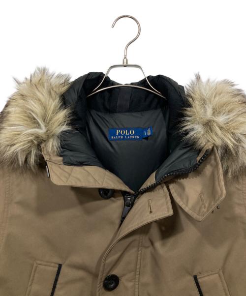 POLO RALPH LAUREN（ポロ・ラルフローレン）POLO RALPH LAUREN (ポロ・ラルフローレン) ダウンモッズコート ベージュ サイズ:Lの古着・服飾アイテム