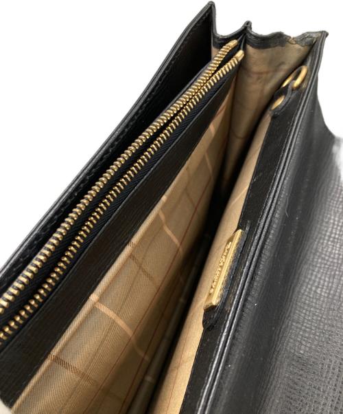 Burberry's（バーバリーズ）Burberry's (バーバリーズ) クラッチバッグ ブラックの古着・服飾アイテム