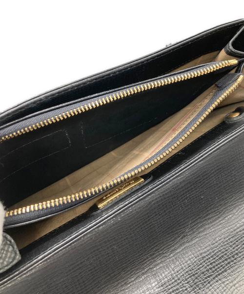 Burberry's（バーバリーズ）Burberry's (バーバリーズ) クラッチバッグ ブラックの古着・服飾アイテム