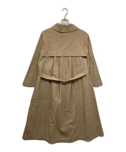 magali（マガリ）magali (マガリ) コットンリネン・ウェザー・トレンチコート ベージュ サイズ:FREEの古着・服飾アイテム