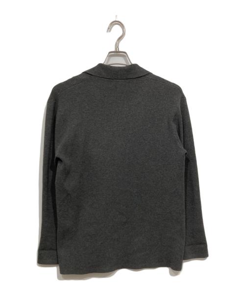 PLST（プラステ）PLST (プラステ) レーヨン混ニットジャケット グレー サイズ:Sの古着・服飾アイテム