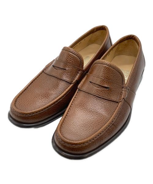 Salvatore Ferragamo（サルヴァトーレ フェラガモ）Salvatore Ferragamo (サルヴァトーレ フェラガモ) コインローファー ブラウン サイズ:7の古着・服飾アイテム