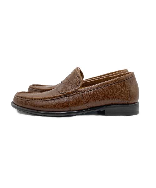 Salvatore Ferragamo（サルヴァトーレ フェラガモ）Salvatore Ferragamo (サルヴァトーレ フェラガモ) コインローファー ブラウン サイズ:7の古着・服飾アイテム