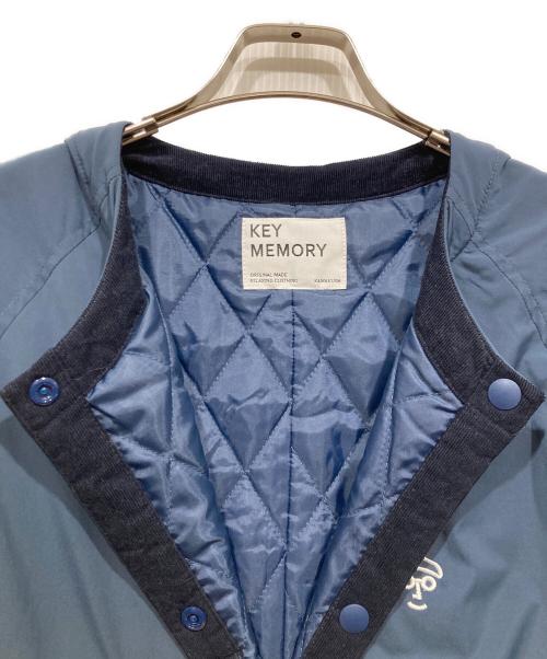 KEY MEMORY（キーメモリー）key memory (キーメモリー) 中綿コート ネイビー サイズ:Fの古着・服飾アイテム
