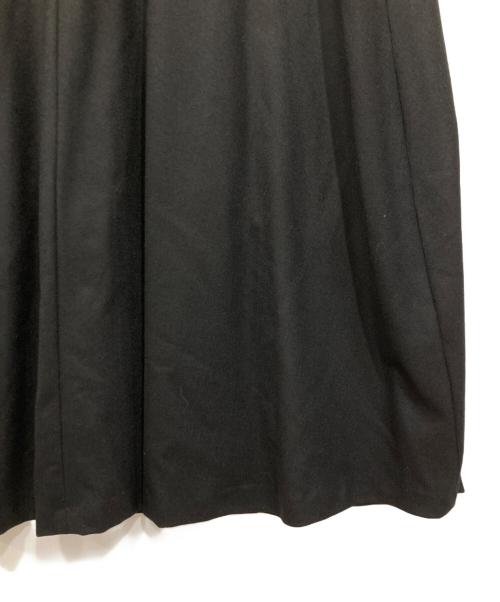 KAGURE（カグレ）kagure (カグレ) ウールフラノAラインワンピース ブラック サイズ:Freeの古着・服飾アイテム