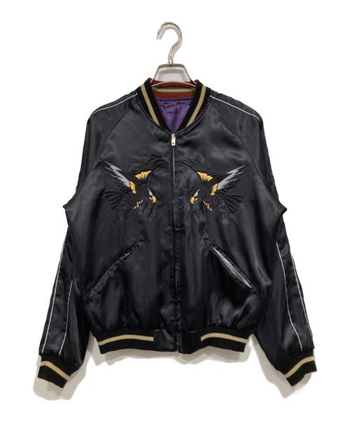 TAILOR東洋（テーラートウヨウ）TAILOR東洋 (テーラートウヨウ) リバーシブルスタジャン ブラック×パープル サイズ:Sの古着・服飾アイテム