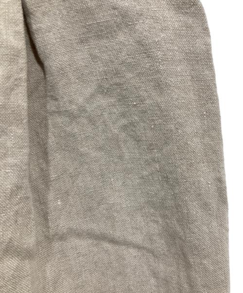 23区（ニジュウサンク）23区 (ニジュウサンク) ノースリーブリネンワンピース ベージュ サイズ:38の古着・服飾アイテム
