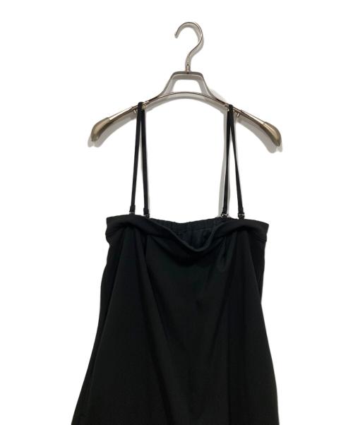 heliopole（エリオポール）heliopole (エリオポール) NEW BARE TOP JUMPSUITs/オールインワン ブラック サイズ:38の古着・服飾アイテム